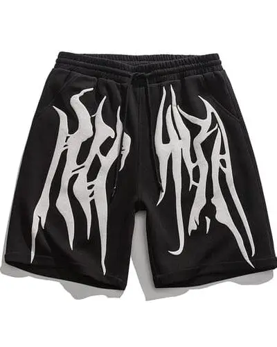 Black Y2K Shorts