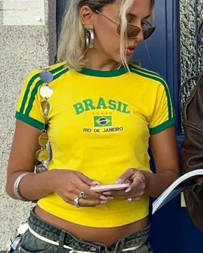 Brazil Crop Top