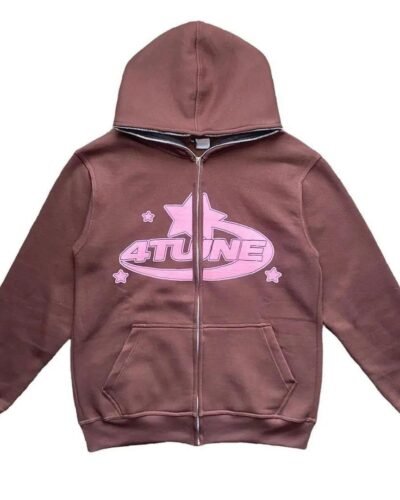 Brown Y2K Hoodie