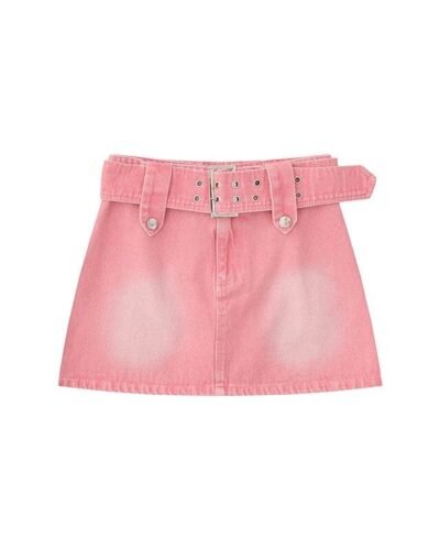 Denim Mini Skirt Y2K