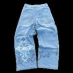 Embroidered Jeans Y2k