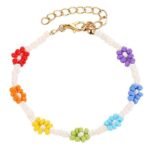 Friendship Never Ends Flower Bracelet