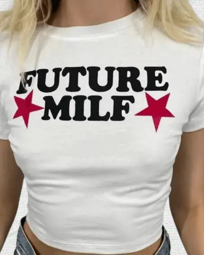 Future Milf Y2K Crop Top