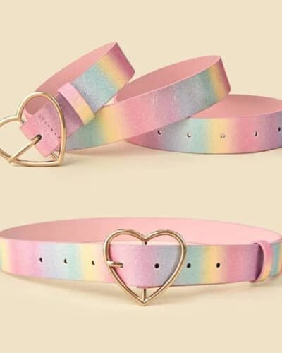 Heart Buckle Y2K Belt