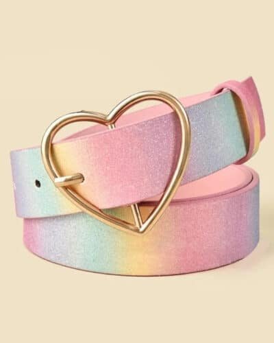 Heart Buckle Y2K Belt