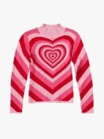 Heart Sweater Y2K