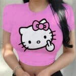 Hello Kitty Crop Top Y2K