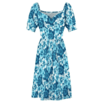 Hibiscus Print Dress Y2K