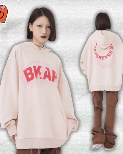 Oversized Y2K Woman's Hoodie