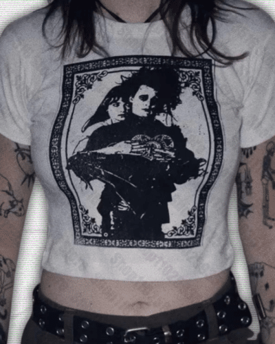 Punk Tee Y2K Crop Top