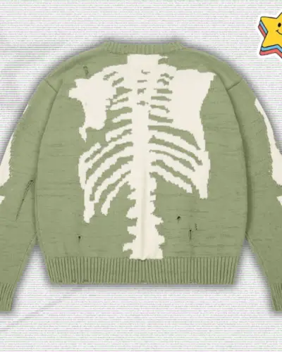 Skeleton Sweater Y2K