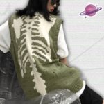 Skeleton Sweater Y2K