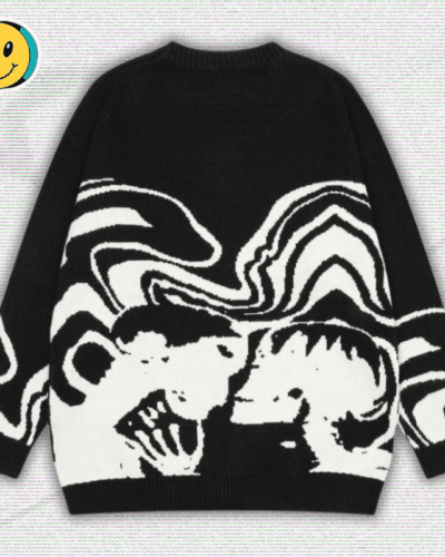 Skull Sweater Y2K