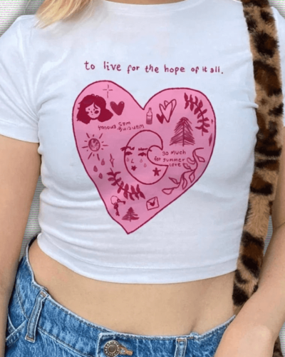 Trendy Y2K Crop Top