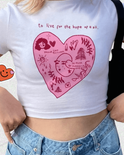 Trendy Y2K Crop Top