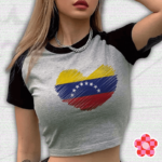 Venezuela Y2K Crop Top