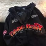 Vintage Zip Up Hoodie Y2K