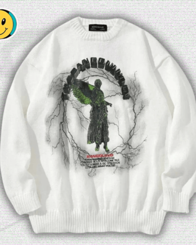 Y2K Angel Rain Sweater