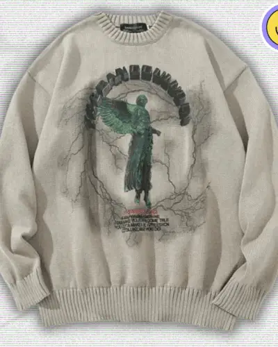 Y2K Angel Rain Sweater