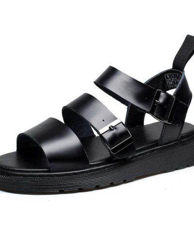 Y2K Asphalt Flat Sandals