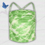 Y2K Backless Tie Dye Crop Top