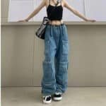 Y2k Baggy Cargo Jeans