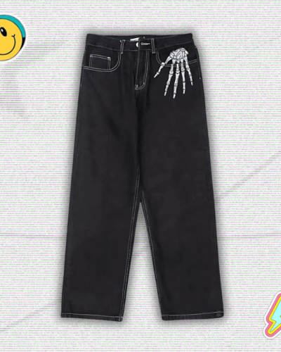 Y2K Black Jeans