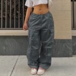 Y2K Blue Track Pants