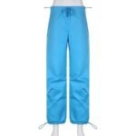 Y2K Blue Track Pants