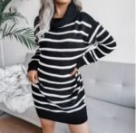 Y2K Bodycon Sweater Dress