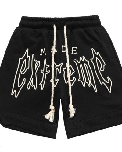 Y2K Bone Shorts Black