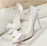 Y2K Bow Knot High Heels