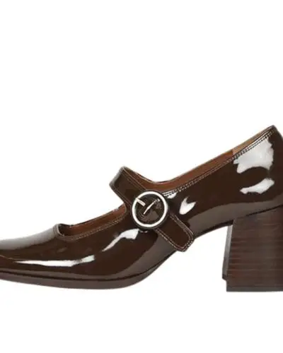 Y2K Brown Leather Sandals