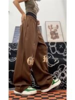 Y2K Brown Track Pants