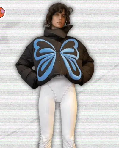 Y2K Butterfly Puffer