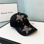 Y2K Butterfly Rhinestone Hat