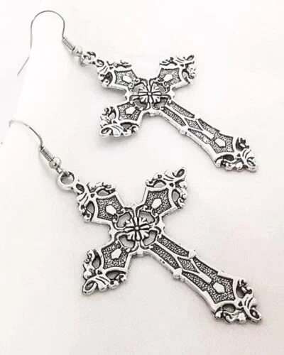 Y2K Cross Earrings