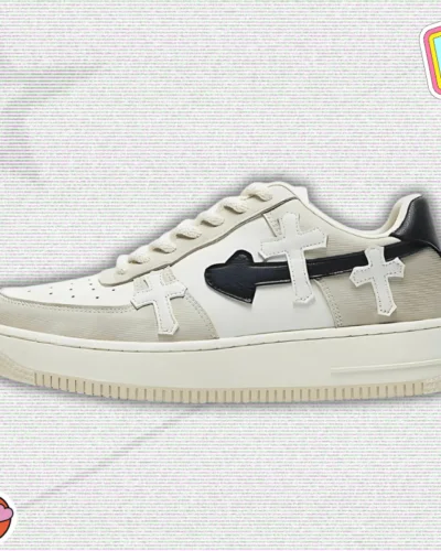 Y2K Cross Heart Sneakers