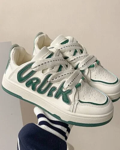 Y2k Cross Lace Sneakers