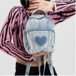 Y2K Denim Bagpack