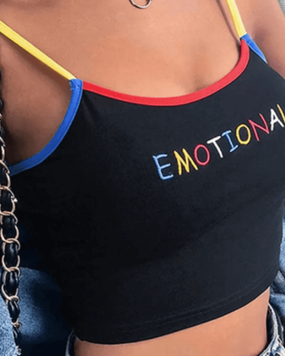 Y2K Emotional Tank Top