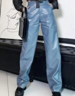 Y2K Faux Leather Pants