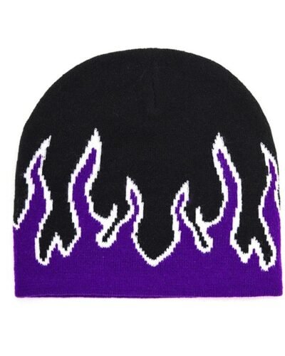 Y2K Flame Beanie