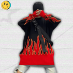 Y2K Flame Knit Sweater