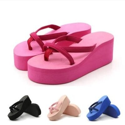 Y2K Flip Flop Platform Heels