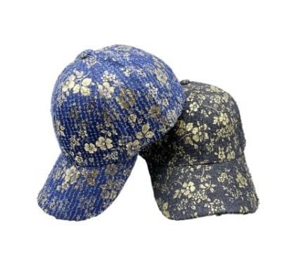 Y2K Floral Print Hats