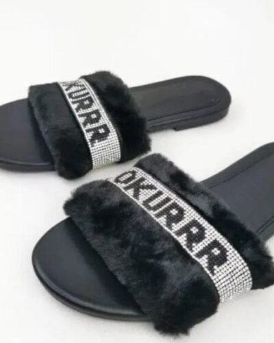 Y2K Fuzzy Hair Slippers