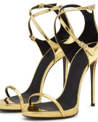 Y2K Gold High Heels