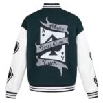 Y2K Green Varsity Jacket