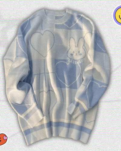 Y2K Kawaii Oversized Sweater